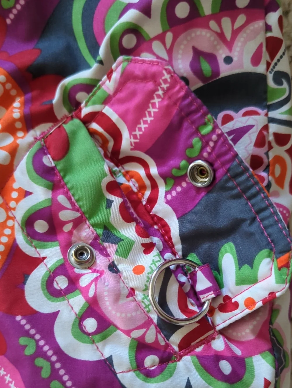 Hanna Andersson Bright Paisley Winter Coat, Size 3T